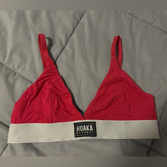 Hoaka Apparel Rasberry Triangle Bralette - Picture 2 of 3